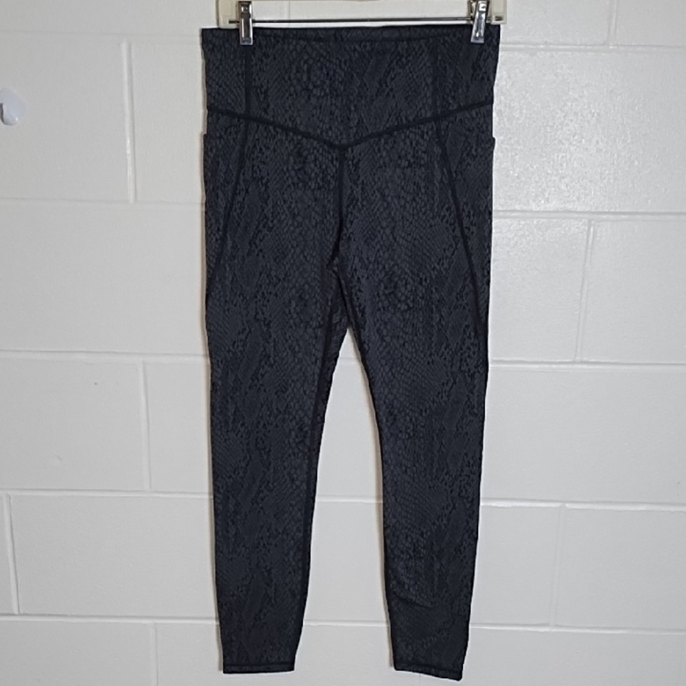 All in Motion Black Snake Print Leggings
